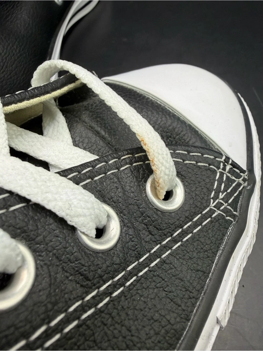 Converse Black & White Chuck Taylor High-Top Sneakers-W-11/M-9 - Picture 4 of 7
